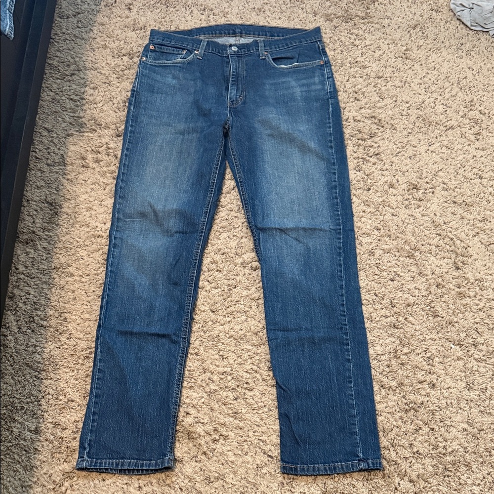 Levi's Blue Straight-Leg Jeans - Picture 2 of 7